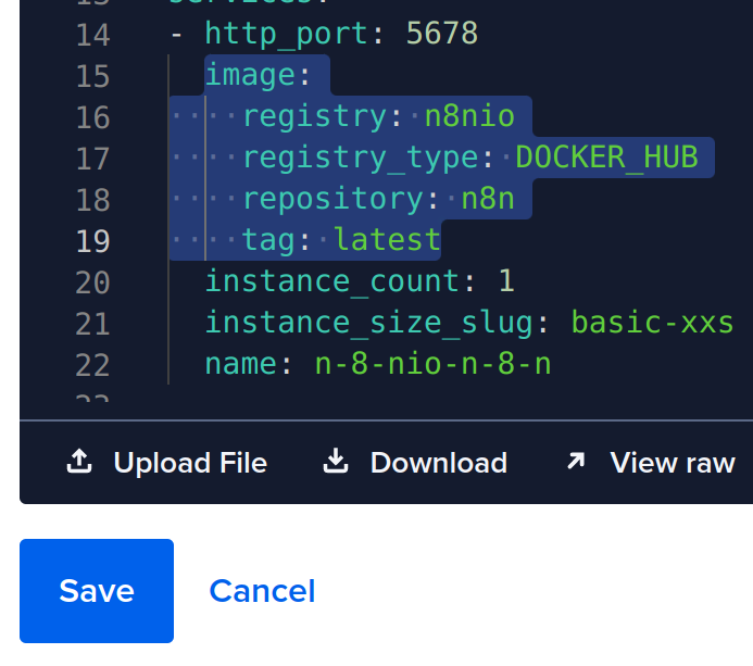 docker hub image spec example