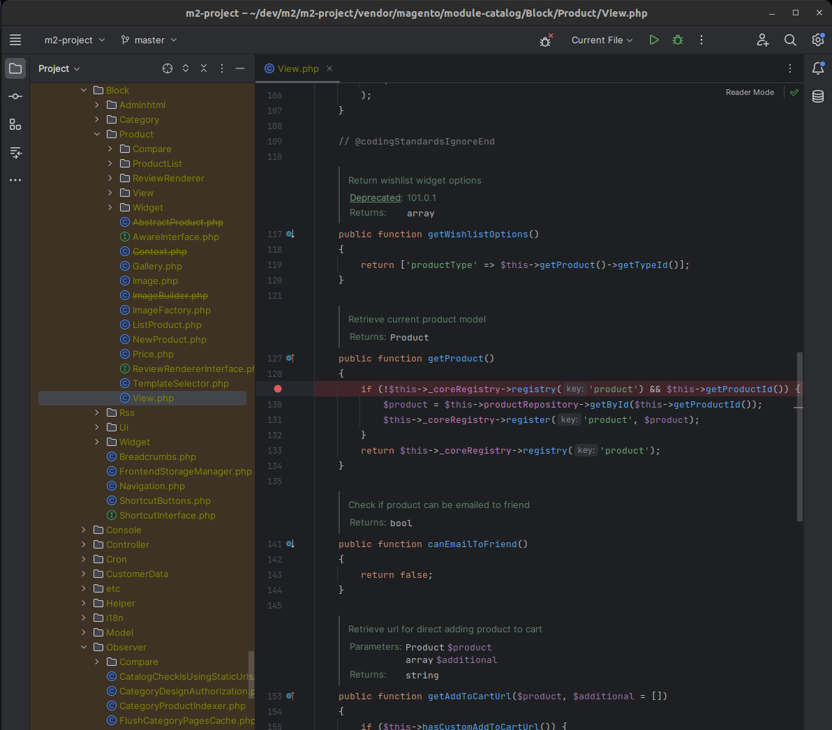 ddev xdebug breakpoint