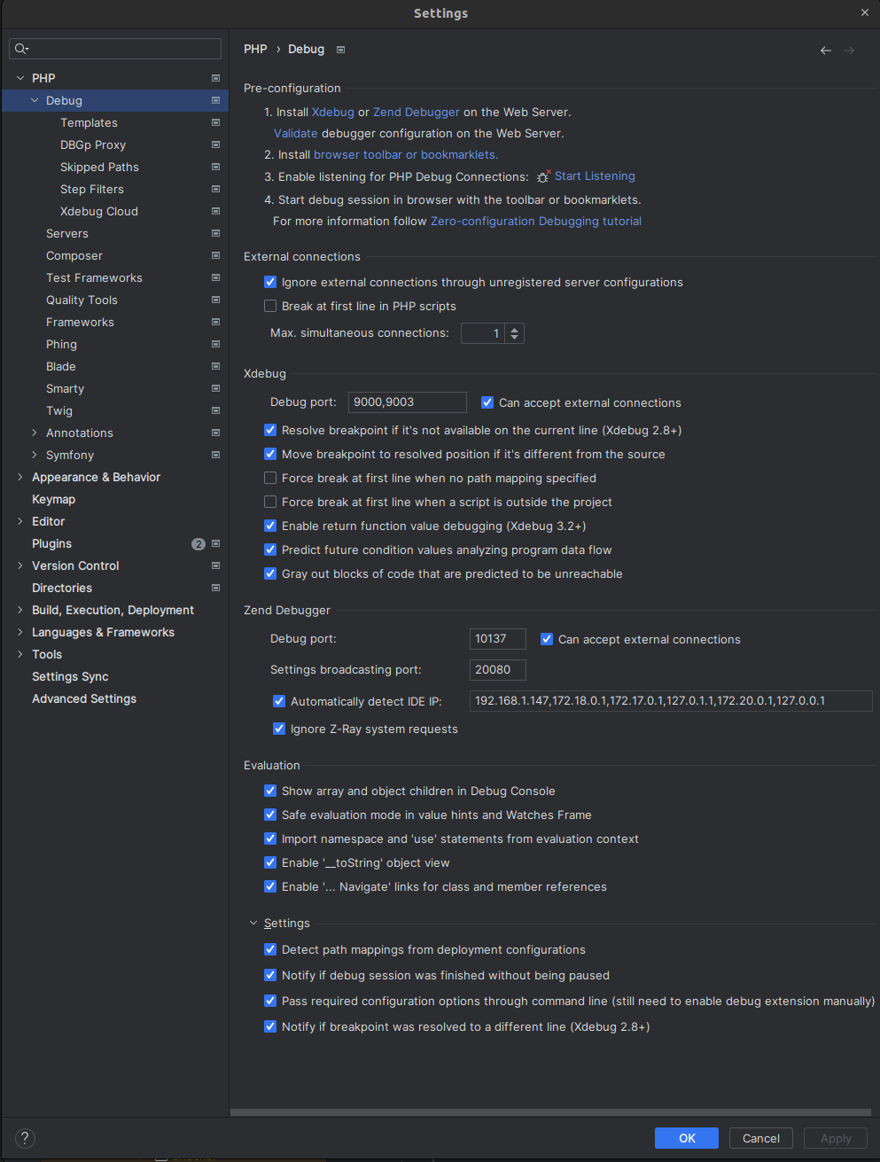 phpstorm-debugsettings